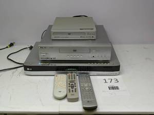 lot 173 image: Three DVD Players w Remotes