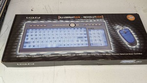 lot 78 image: Ion Illuminated Keyboard and Mouse