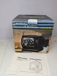 lot 79 image: Promo King 5 Portable Black & White TV with AMFM Receiver