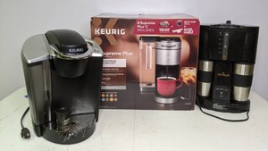 lot 170 image: Three Coffee Makers Keurig & Gevalia