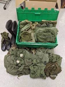 lot 268 image: Large Lot of Army Apparel