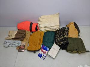lot 259 image: Assorted Work and Winter Gloves