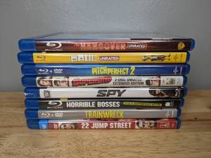lot 36 image: 8 Comedy Blu Ray Movies Spy Hangover Paul Trainwreck 22 Jump Street Superbad