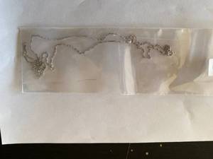lot 289 image: 18 KT White Gold Necklace