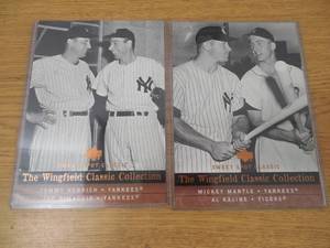 lot 12 image: 2005 Sweet Spot Classic Over Size Cards with Mickey Mantle