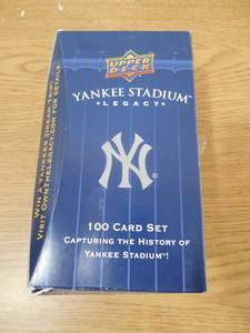 lot 17 image: 2008 Upper Deck Yankee Stadium Legacy Set of 100 Cards