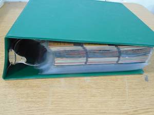 lot 49 image: 3 Ring Binder Full of Assorted Sports Cards