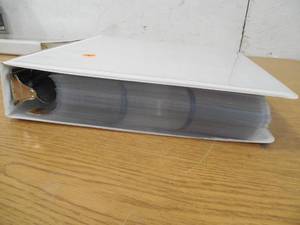 lot 55 image: 3 Ring Binder Full of Assorted Sports Cards