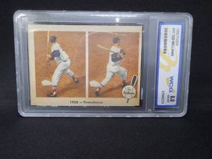 lot 56 image: 1959 Fleer Ted Williams Graded 8