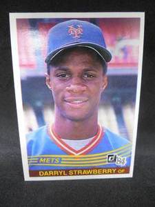 lot 88 image: 1984 Donruss Darryl Strawberry Rookie Card #68