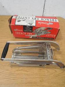 lot 112 image: 1960s Ekco Miracle French Fry Cutter