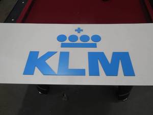 lot 119 image: MSP Airport KLM Ticket Counter Sign