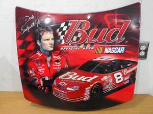 lot 127 image: Dale Earnhardt Jr. Nascar Metal Replica Hood