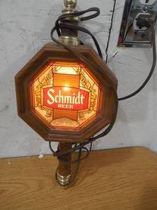 lot 136 image: Schmidt Beer Lighted Sign