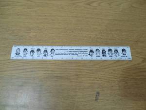 lot 153 image: 1962 Minnesota Twins Stadium Ruler