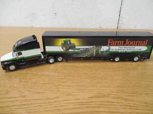 lot 159 image: Ertl 164 Tractor Trailer Farm Journal Semi