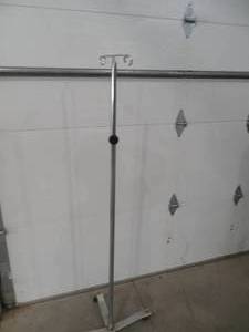 lot 171 image: Adjustable IV Stand on Casters