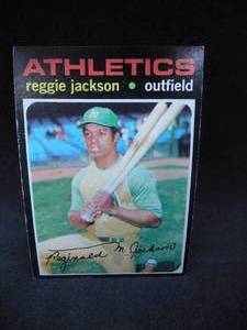lot 198 image: 1971 Topps Reggie Jackson #20