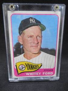 lot 202 image: 1965 Topps #330 Whitey Ford