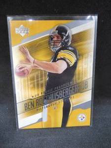 lot 223 image: 2004 Upper Deck Ben Roethlisberger Rookie Card RP-BR