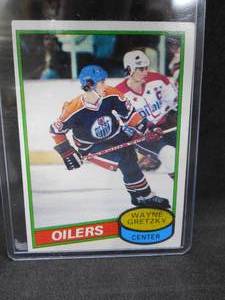 lot 241 image: 1980-81 Topps #250 Wayne Gretzky UER