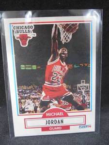 lot 242 image: 1990 Fleer Michael Jordan Card #26