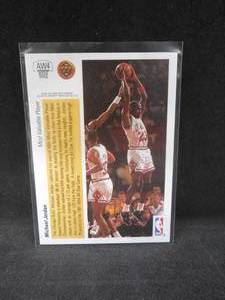 lot 244 image: 1991 Upper Deck Michael Jordan Holo Gram Card #AW4