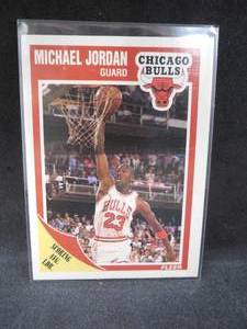 lot 246 image: 1989 Fleer Michael Jordan #21 The GOAT LK
