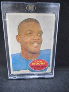 lot 267 image: 1960 Topps #3 Lenny Moore