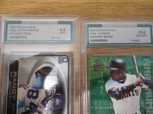 lot 288 image: (16) Graded Card Lot - Many HOFs  Stars & Rookies
