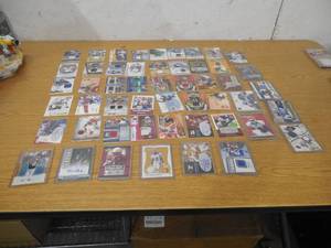 lot 294 image: (50) Football Jersey  Relic  Autograph Sports Card lot
