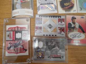 lot 298 image: (50) Baseball Jersey  Relic  Autograph Sports Card lot