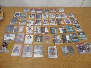 lot 299 image: (50) Baseball Jersey  Relic  Autograph Sports Card lot