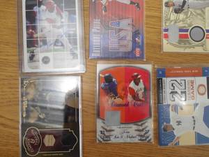 lot 301 image: (50) Baseball Jersey  Relic  Autograph Sports Card lot