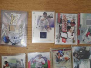 lot 302 image: (50) Baseball Jersey  Relic  Autograph Sports Card lot