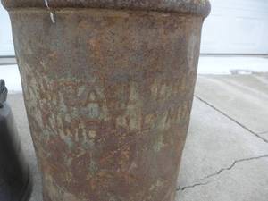 Antique Cream Can & Milk Bucket