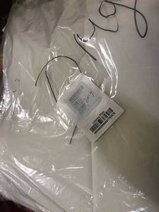 lot 3 image: Comfort Cushion Memory Foam Mattress Pad White Size King mb24-k-white, NEW.