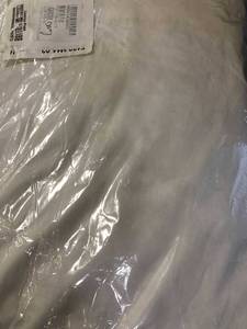 lot 52 image: LoftAIRE Hypoallergenic Extra Firm Down Alternative Standard Pillow(1), PP83-STD-WHITE, NEW