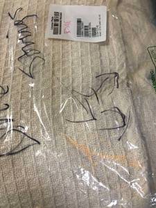 lot 64 image: Organic Natural Cotton King Knitted Blanket, KO36-K-NATURAL, NEW