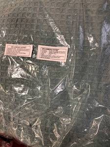 lot 70 image: Organic Cotton Pale Blue Solid Full Woven Blanket, 85021-F-PALE-BLUE, NEW