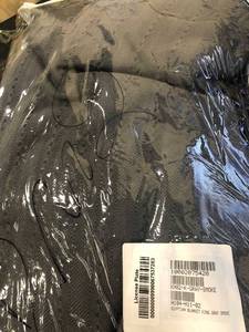 lot 76 image: Legends Egyptian Cotton Gray Smoke King Woven Blanket, KN82-K-GRAY-SMOKE, NEW
