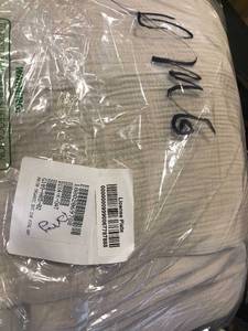 lot 100 image: Pryor Oat Solid Organic Cotton Queen Duvet Cover, D1X4-Q-OAT, NEW