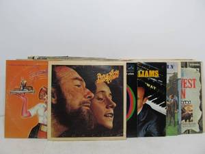 lot 11 image: Lot of Assorted Vintage Vinyl Records