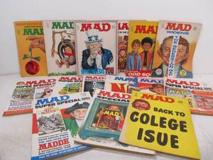 lot 17 image: Group of Vintage MAD Magazines