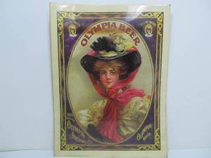 lot 69 image: Vintage 1975 OLYMPIA Beer Advertising Poster