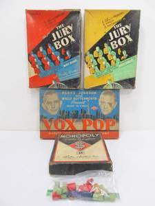 lot 96 image: Group of old Vintage Board Games