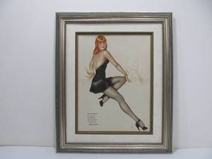 lot 117 image: VARGA Verses by Phil Stack 1946 October Pin Up Girl Print