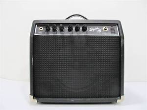 lot 203 image: Working Fender Squier 15 Guitar Amplifier