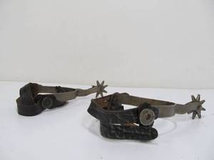 lot 211 image: Pair of Vintage Horse Riding Spurs