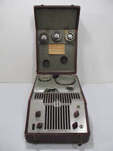 lot 212 image: Very Cool Vintage WEBSTER Chicago Wire Recorder wElectronic Memory